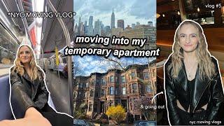 moving to nyc vlog 05. moving into my apartment, apartment tour, going out, & taking the subway