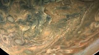 Juno's Perijove-11 Jupiter Flyby, Reconstructed in 125-Fold Time-Lapse, Preliminary