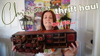 MEGA Christmas Thrift Haul 2024 | Home decorating ideas on a budget!