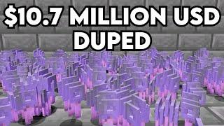 Duping on a Pay-To-Win Minecraft Server! ($10,700,000 USD)