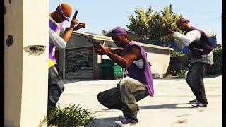 GTA 5 - Grove Street Families vs Ballas╽The Ghetto Life [ROCKSTAR EDITOR CINEMATIC]