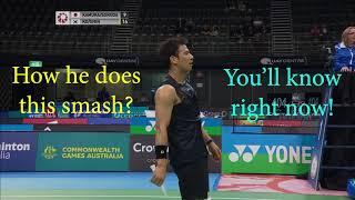 Ko Sung Hyun smash footstep l Analysis - BADMINTON