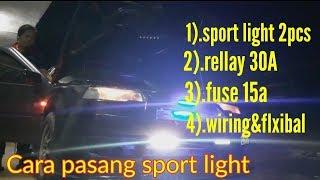 Cara wiring FogLamp/sport light kereta saga iswara @AlanStyleAutomotive  #Tutorial #Diy