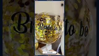  Bridal Shower Decoration  #balloon #yangon #diy #bridalshower