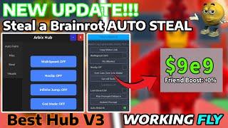Steal a Brainrot Script GUI Hack | Working Dupe, Noclip, Instant Steal + More!