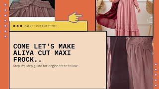 #Cutting and #stitching video of aliya cut maxi gown#@threads.of.noor.786