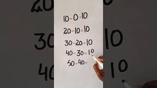 subtraction learning tricks and test#shortvideo #maths #mathematics #braintestsolution