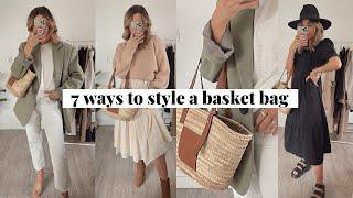 7 Ways To Style: Loewe Basket Bag | Spring Outfit Inspiration | jessmsheppard