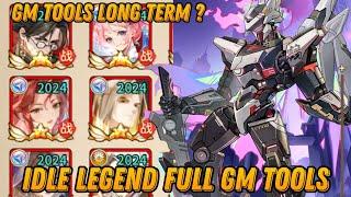 Idle Legend full Gm tools - Free All Item + Unlimited DM + Full Hero 25 & More