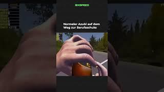 Normaler Azubi auf dem Weg zur Beufsschule  #azubi