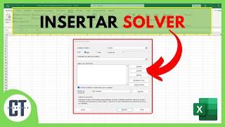 Como Agregar Solver en Excel