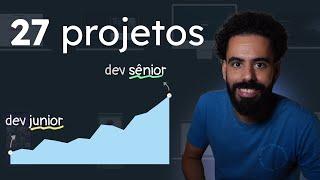 27 ideias de projetos para você ir de dev junior a dev sênior