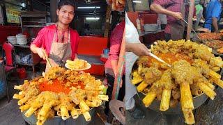 ফুটপাতের ব্যবসা থেকে এখন দৈনিক ৮০০-১০০০ পাকিস্তানি পেশোয়ারি নল্লি বিক্রি করে থাকেন মামা হালিম