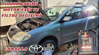 Sanayide Fiyatlar Çıldırmış!  COROLLA 10000 Bakımı, Motor Yağı ve Filtre Değişimi [ Rampa Olmadan ]