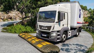 Trucks Vs Speed Bumps - BeamNG.Drive