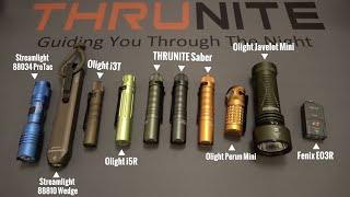 The Most Worth Buying Colorful Mini EDC Flashlight Compared (Thrunite, Streamlight, Olight, & Fenix)