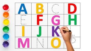 Alphabet Song | How to Write Alphabets | ABC Alphabet Song | Writing Dotted Alphabet