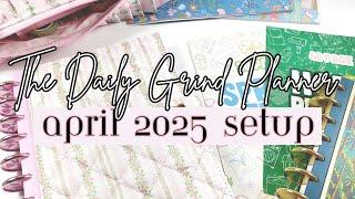 The Daily Grind Planner Setup April 2025 + New Spring & Home Refresh Insert Review