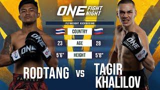 Kickboxing RAMPAGE  Rodtang vs. Tagir Khalilov Full Fight