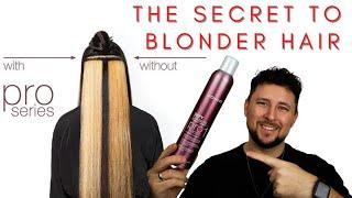 HOW TO GET BLONDER STRONGER HAIR