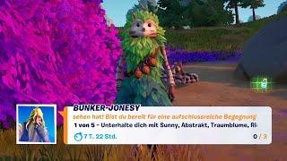  Unterhalte mit Sunny, Abstrakt, Traumblume, Riot | Fortnite Season 7 Aufgaben Deutsch