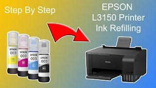 Epson L3150 WI-FI Printer || Ink Refilling || by Creative Shibu