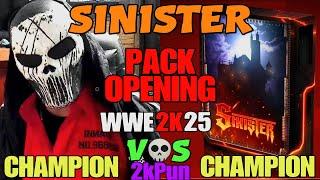 SINISTER PACK OPENING WWE 2K25 MyFaction #wwe2k25 #myfaction #wwe2k25myfaction