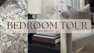 BEDROOM TOUR| MODERN ROOM MAKEOVER ON A BUDGET| bedroom styling ideas|