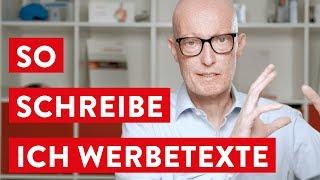 Werbetexte schreiben: So gehe ich vor