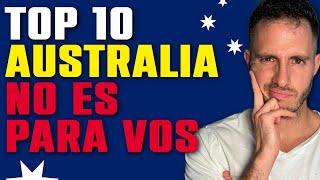  TOP 10 porque NO VIVIR en Australia