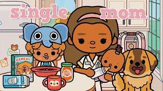 Morning Routine as a SINGLE MOM *2 KIDS* Toca Boca Roleplay  #tocaboca