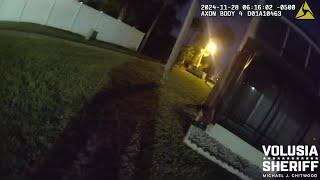 Body camera footage shows moments before sniper kills Florida man who fired 200 rounds at neighborin