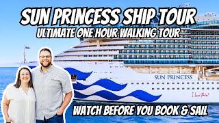 Sun Princess Full Ship Tour | Ultimate Walkthrough Of The Newest, Largest Princess Ship