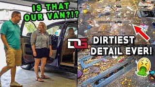 Deep Cleaning The NASTIEST Vehicle I've Ever Seen! | Insane 18 hour Detailing Transformation!