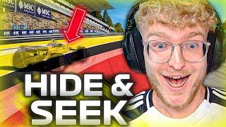 HIDE & SEEK mit TARNUNG SPIELEN in F1 24 - BELGIEN! - 5000 IQ - CutterLukas