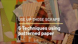 5 Techniques to use Patterned Paper in Cardmaking | Collab with Rise and Procraftinate