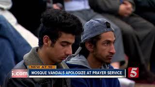 Accused Mosque Vandals Apologize to Congregation