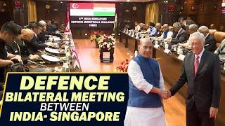 LIVE: Opening remarks of bilateral meeting between Raksha Mantri and Defence Minister of Singapore