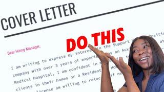 HOW TO WRITE AN OUTSTANDING PDF FORMAT COVER LETTER #sponsorshipinuk #coverletter