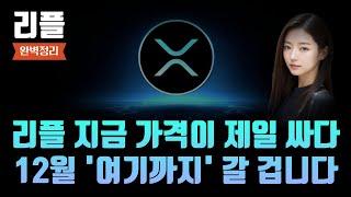 [리플 전망] 리플 지금 가격이 제일 싸다 12월 여기까지 갈 겁니다