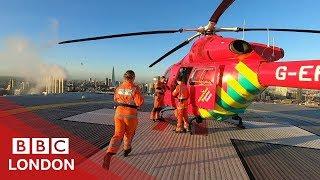 Flying with London's air ambulance - BBC London