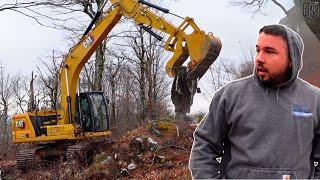 Customer Said Not a Rocky Lot - WRONG | Clearing & Shop Work