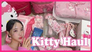  Come join me, Hello Kitty Sanrio nerds Kitty items haulㅣPhone case, PJ, cleansing foam...(ENG CC)