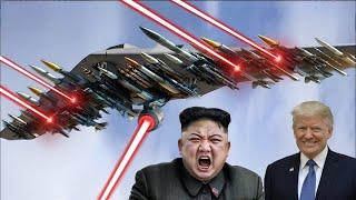 Kim Jong-UN Shocked! North Korean Troops Destroyed by Deadliest US Stealth Fighter Jet on Bridge