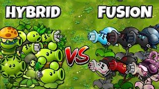 PVZ 1 Hybrid vs PVZ 1 Fusion Challenge - All Peashooter Plant vs 1 Football Zombie - Who Will Win?