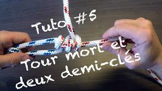 Mordus Spearfishing - Les Noeuds Tuto #5 - Tour mort et 2 demi-clés - Dead turn and two half keys