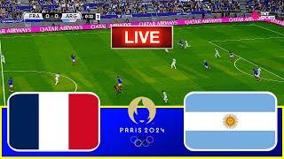 LIVE| FRANCE vs ARGENTINA - Paris Olympic Games 2024 | QUARTER-FINAL | PES 21 Simulation