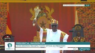 HISTORIC! JOHN MAHAMA SWORN IN AS PRESIDENT OF THE REPUBLIC OF GHANA !