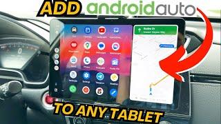 How to Convert Tablet into Wireless Android Auto (use as Car Head Unit Display) - Amazon Fire Max 11