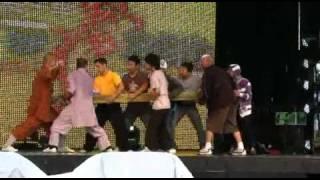 Master Shi Guo Song Demonstrates Hard QiGong with Log at Taste of Asia 2010